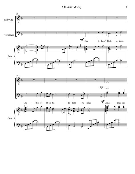 A Patriotic Medley By Amy J Van Dyk Satb