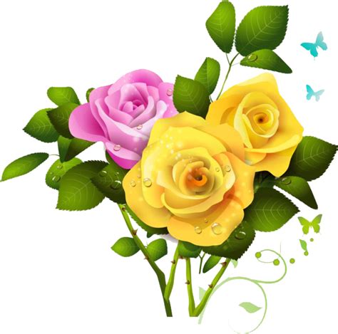 Pink Roses Flowers Bouquet Png File Png Mart