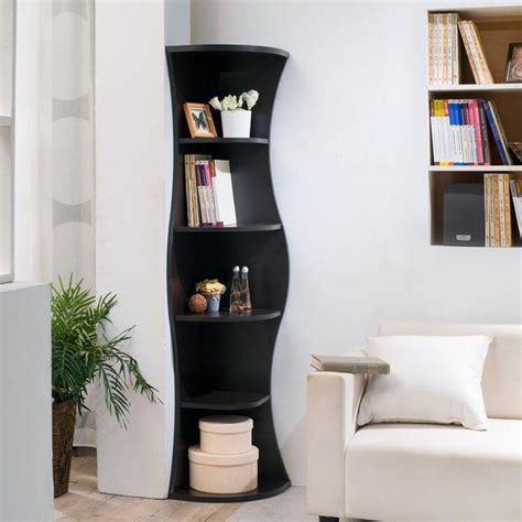 With narrow design this bookcase is easy to add to smaller spaces in your home. Corner Bookcase | Corner bookcase, Corner bookshelves ...