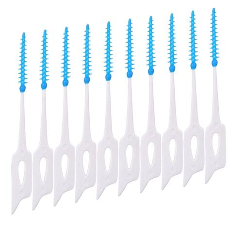 80pcsset Fashionable Disposable Toothpicks Soft Interdental Brushes