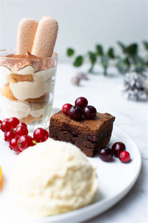 Feestelijk grand dessert voor kerst
