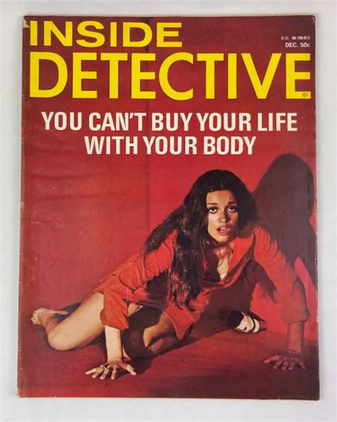 Inside Detective Magazine December 1970 Vintage True Crime Stories Pulp 1499 Picclick