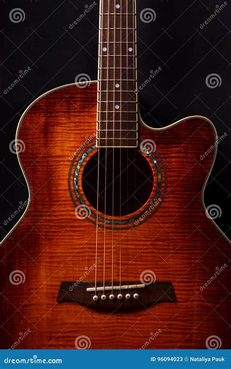 Elements Of Acoustic Guitar Stock Image Image Of Jazz Rock 96094023
