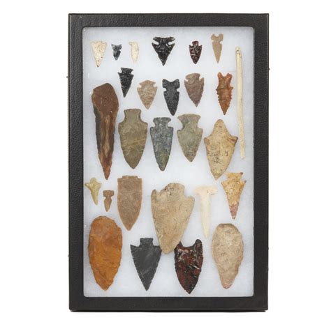 Assorted Arrowhead Collection Witherells Auction House