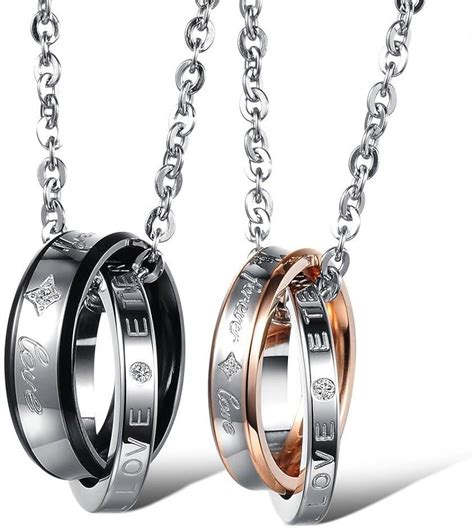 Konov Bijoux Pendentif D Amiti Collier Amour Pour Homme Et Femme