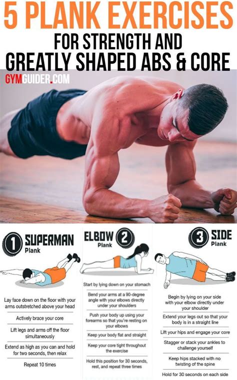The 5 Plank Exercises For Strength And Great Shaped Abss And Core Info