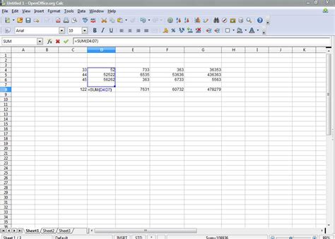 How To Show Formulas In Openoffice Calc Spreadsheet Cells Guide