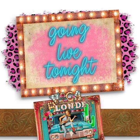 Going Live Tonight Graphic Digital Download Marquee Sale Etsy