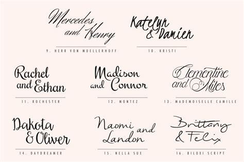80 Free Calligraphic Script Fonts For Wedding Invitations 2023
