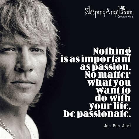 And put me through hell! Jon Bon Jovi Quote - Sleeping Angel