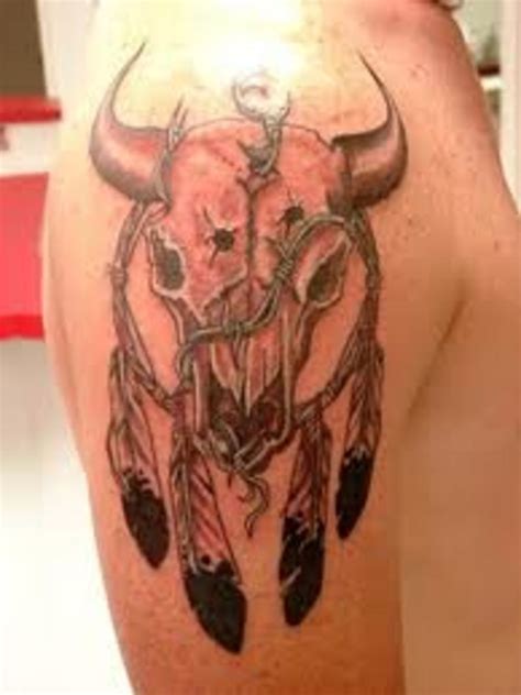 Bull Skull Tattoo Designs And Meanings