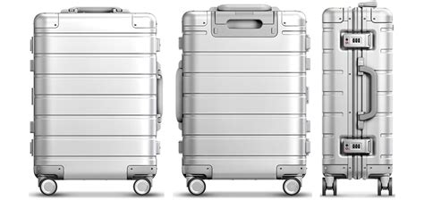 Xiaomi Metal Carry On Luggage 20 Silver Tuxiaomies