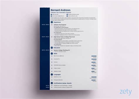 Paper Party Supplies Professional Resume Template Modern Resume One