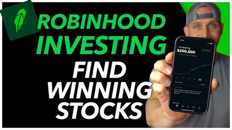 How To Find Stocks On Robinhood App Youtube