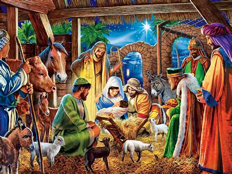 Away In A Manger 300 Pieces Masterpieces Puzzle Warehouse