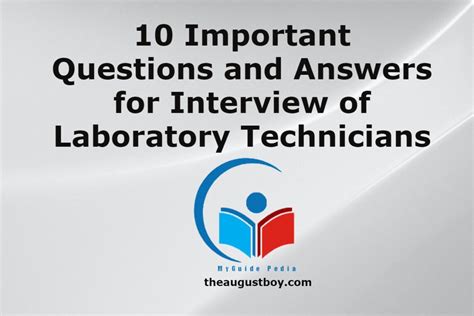 10 Important Questions And Answers For Interview Of Laboratory