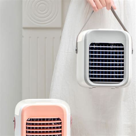 It comes with a usb cable for low power consumption. Portable Mini Air Conditioner Fan Personal Space Cooler ...