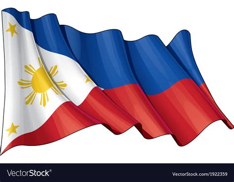 Philippines Flag Royalty Free Vector Image Vectorstock