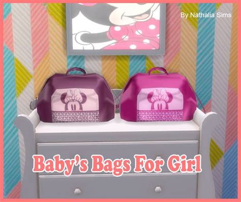 Babys Bag For Girl At Nathalia Sims Via Sims 4 Updates Check More At