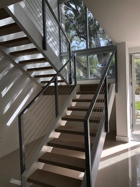 Modern Stair Wood Stair Open Raiser Villas Marisela Pomenta David Viera
