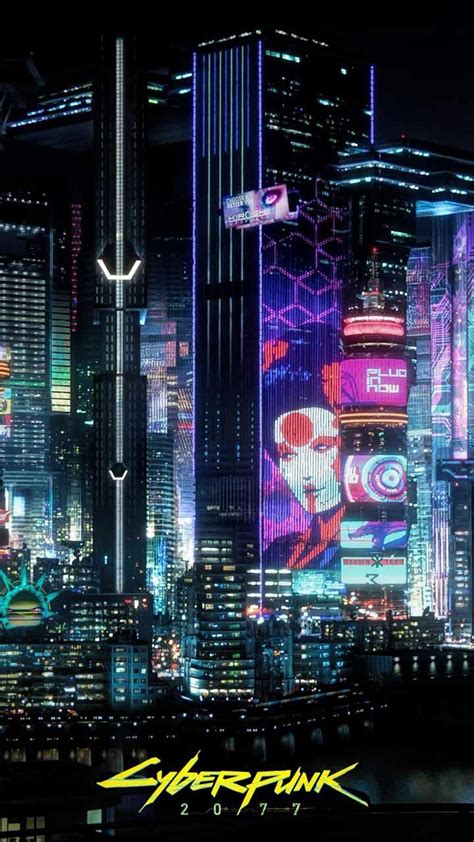 Night City Cyberpunk Iphone Wallpapers Wallpaper Cave