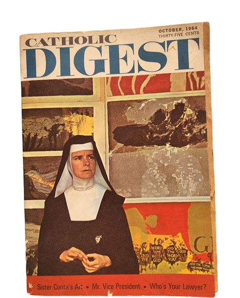 October 1964 Catholic Digest Etsy