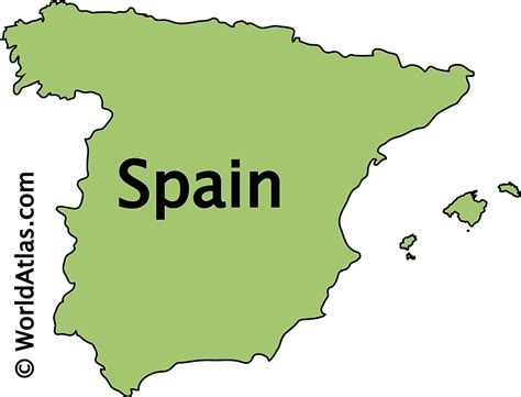 Spain Map Clipart Images