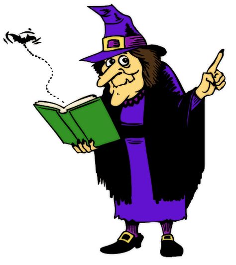 Cartoon Halloween Witch Face Clip Art Library