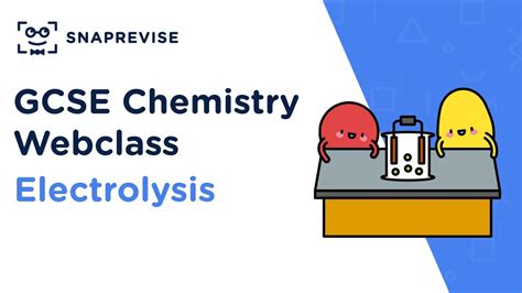 Gcse Chemistry Electrolysis Revision Webclass Youtube