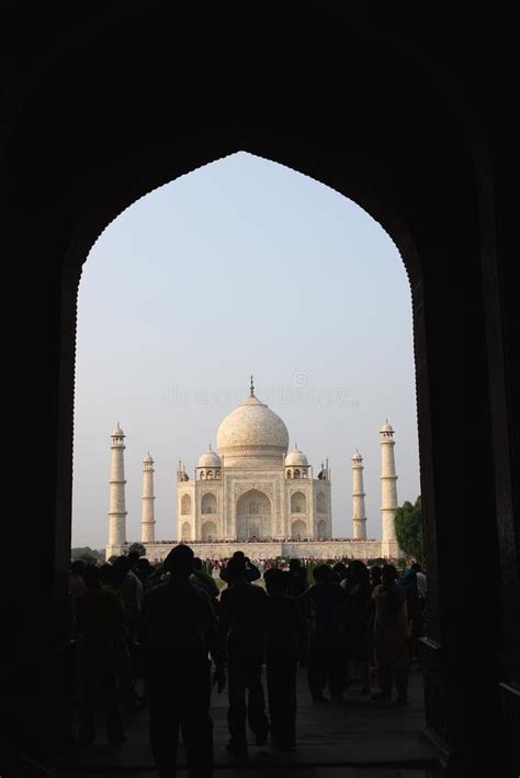Taj Mahal Panorama At Agrauttar Pradeshindia Stock Photo Image Of