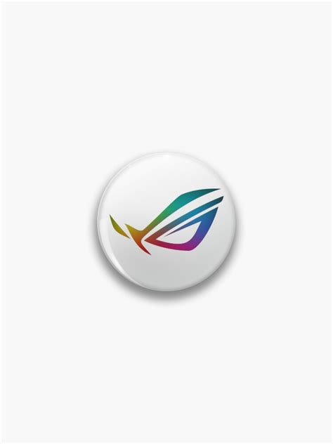 Asus Rog Logo Rgb Chroma Pin For Sale By Itsabhishek Redbubble