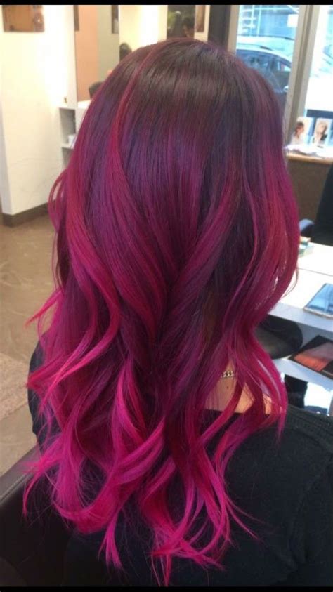 Pin By Jazz K On Colourful Hair Hair Color Purple Fuschia Hair