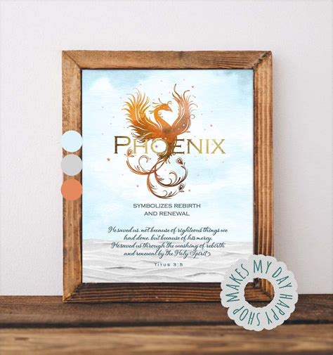 He'd seen the handwriting on the wall months before. Phoenix Custom first name meaning printableTitus 3:5 bible ...
