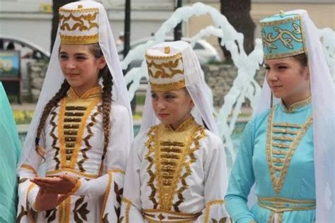 Adyghe People Traditional Costume Circassian Men Women With Images