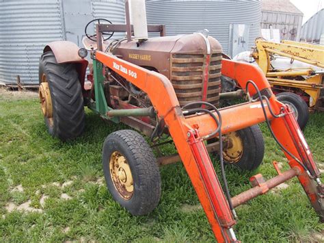 Massey Harris 444 W Front End Loader Running Antique Tractor