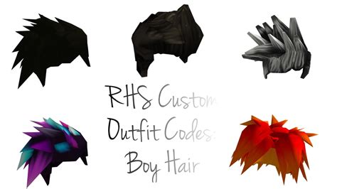 Roblox Rhs Custom Outfit Codes Boy Hair Doovi