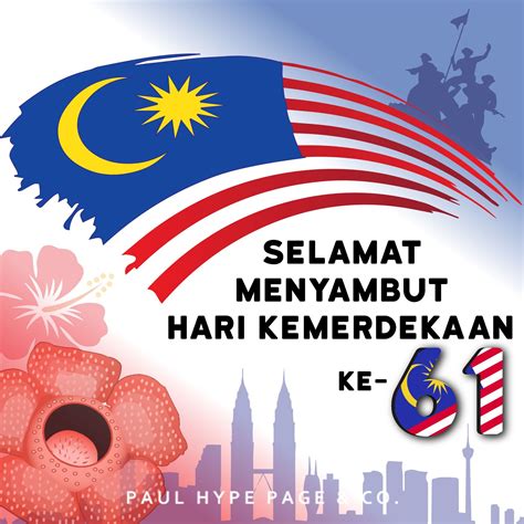 Selamat Hari Malaysia 2023 Selamat Hari Merdeka Malaysia 62th Happy