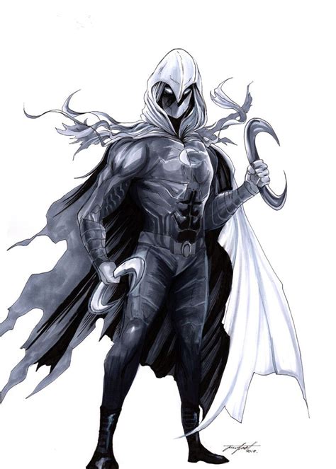 Artstation Moon Knight Jeremy Lovett Superhero Comic Comic Heroes