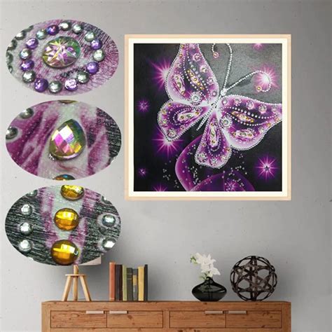 Painting Rhinestones Butterfly Special Shaped Diamond Painting Diy 5d