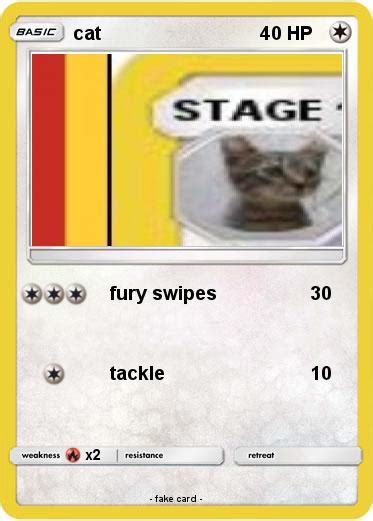 Pokémon Cat 3306 3306 Fury Swipes My Pokemon Card
