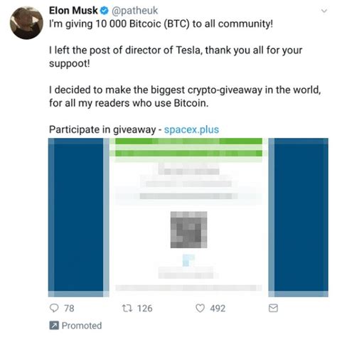 Twitter Fake Elon Musk Scam Spreads After Accounts Hacked Bbc News