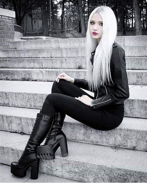 Gothic Blonde Goth Gothic Girls Gothic Outfits
