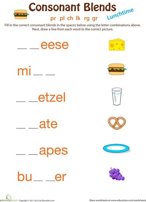 7 Best Phonics 1st Grade Images On Pinterest Consonant Blends