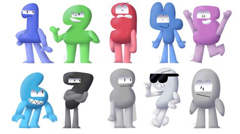 Bfb Numbers By Cantstoptinkle05 On Deviantart