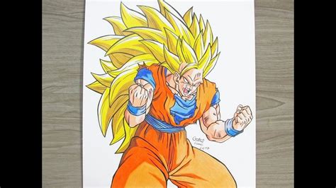 Goku drawing ball drawing dbz drawings easy drawings dragon ball z online drawing super saiyan drawing guide dawn. Speed Drawing - Goku Super Saiyan 3 | Dragon Ball Z - YouTube