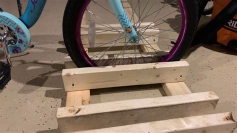 Easy Diy 2x4 Bike Rack For Home Garage Youtube