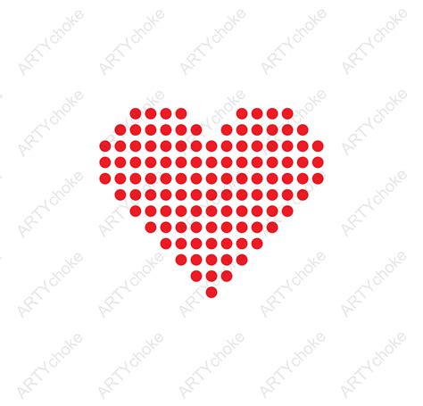 Heart Dot Marker Printable Printable World Holiday