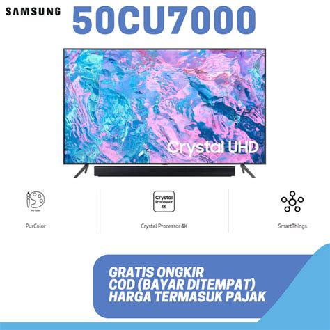 Jual Samsung Ua50cu7000 Led Smart Tv Led 50 Inch Crystal Uhd 4k