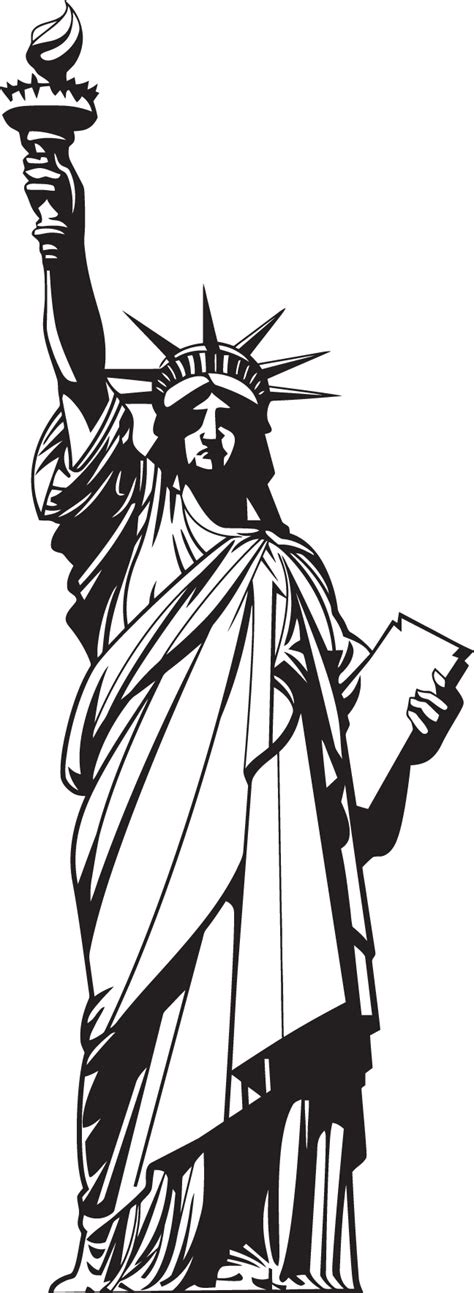 295ra Statue Of Liberty Oldcuts Statue Of Liberty Drawing Statue