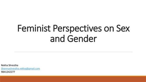 Sociological Perspectives Of Gender